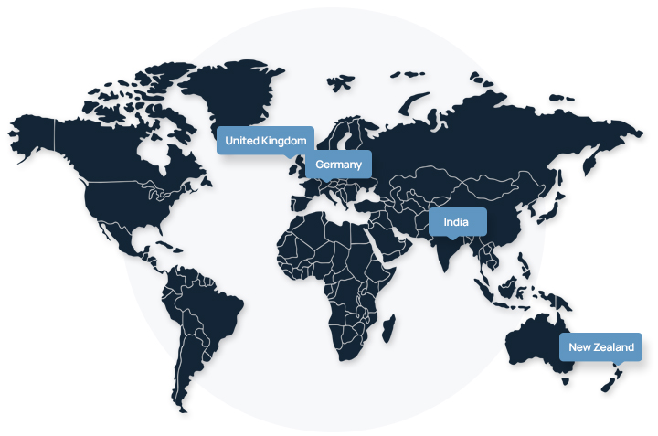 map showing where DC has worked